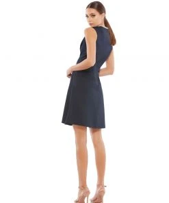 Ieena For Mac Duggal Satin Cocktail Dress W/ Rhinestone Accents Shop For 12 Ieena For Mac Duggal Satin Cocktail Dress W/ Rhinestone Accents Shop For