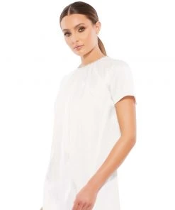 Ieena For Mac Duggal Rhinestone Embellished Neckline Shift Dress | Final Sale Shop For 6 Ieena For Mac Duggal Rhinestone Embellished Neckline Shift Dress | Final Sale Shop For