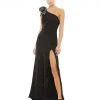 Ieena For Mac Duggal Sequined Bow One-Shoulder Gown Shop For