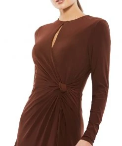 Ieena For Mac Duggal Shop For Keyhole Gathered Waist Jersey Gown 12 Ieena For Mac Duggal Shop For Keyhole Gathered Waist Jersey Gown