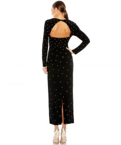 Ieena For Mac Duggal Allover Rhinestone Long Sleeve Dress New Arrivals 13 Ieena For Mac Duggal Allover Rhinestone Long Sleeve Dress New Arrivals
