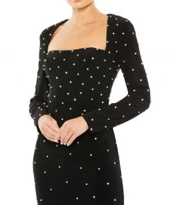 Ieena For Mac Duggal Allover Rhinestone Long Sleeve Dress New Arrivals 14 Ieena For Mac Duggal Allover Rhinestone Long Sleeve Dress New Arrivals