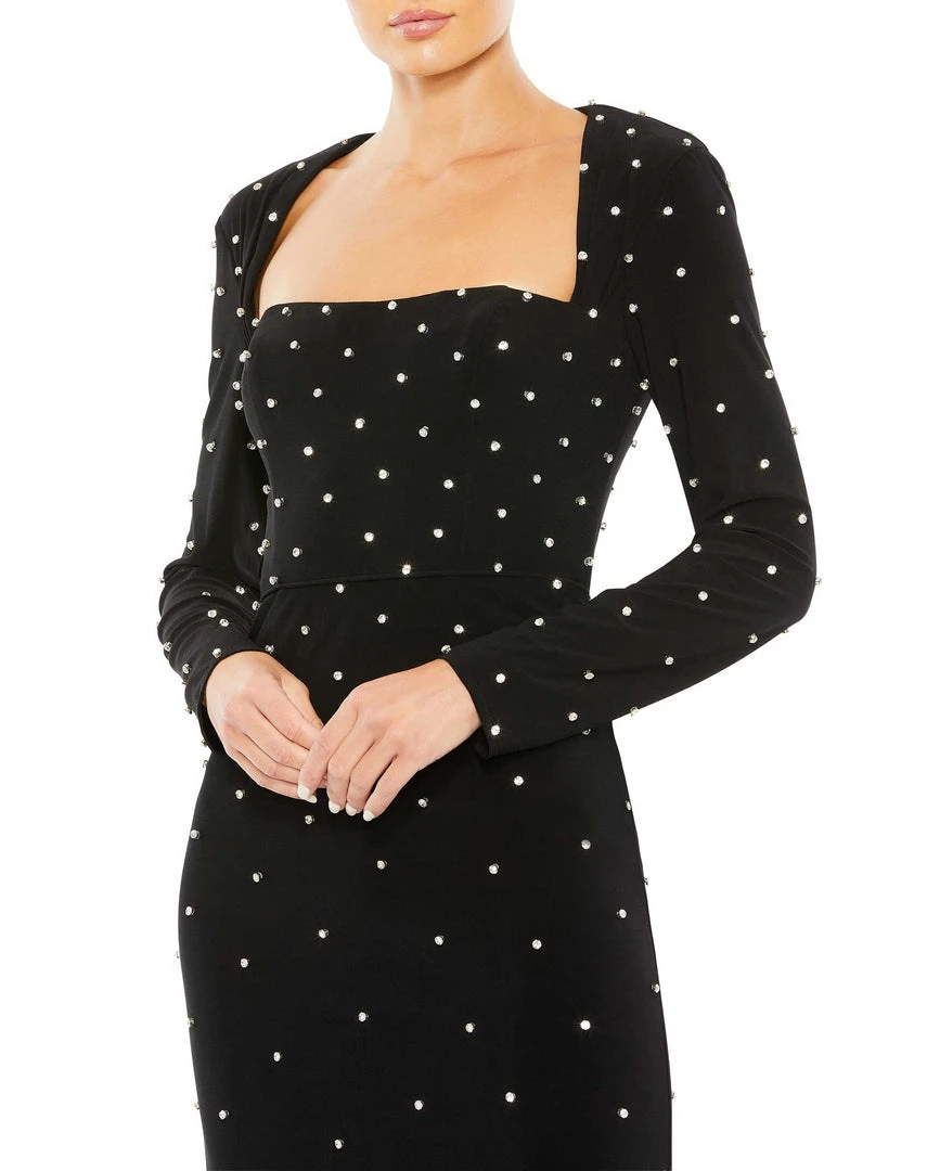 Ieena For Mac Duggal Allover Rhinestone Long Sleeve Dress New Arrivals 6 Ieena For Mac Duggal Allover Rhinestone Long Sleeve Dress New Arrivals