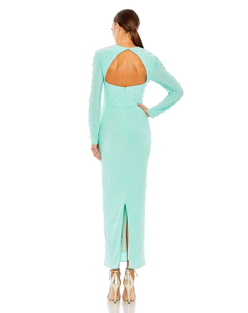 Ieena For Mac Duggal Allover Rhinestone Long Sleeve Dress New Arrivals 2 Ieena For Mac Duggal Allover Rhinestone Long Sleeve Dress New Arrivals