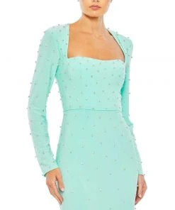 Ieena For Mac Duggal Allover Rhinestone Long Sleeve Dress New Arrivals 11 Ieena For Mac Duggal Allover Rhinestone Long Sleeve Dress New Arrivals