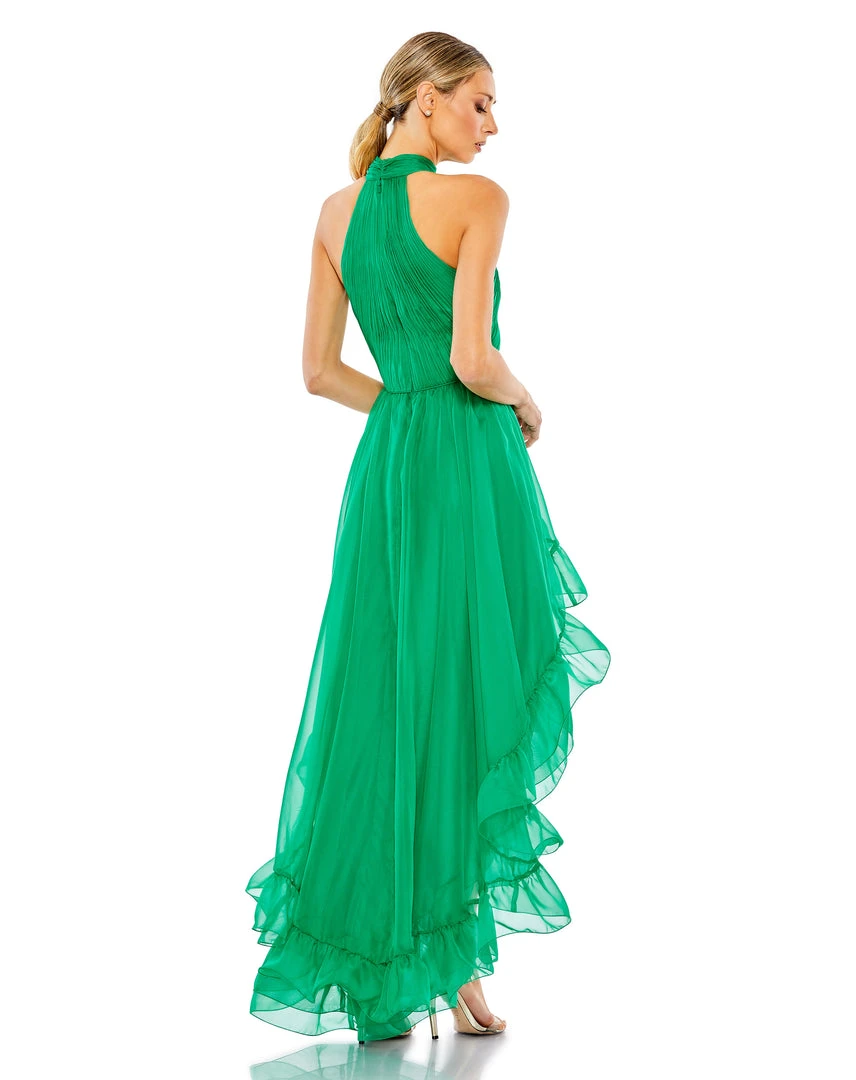 Ieena For Mac Duggal Shop For Ruffle Tiered High Low Pleated Halter Neck Gown 5 Ieena For Mac Duggal Shop For Ruffle Tiered High Low Pleated Halter Neck Gown