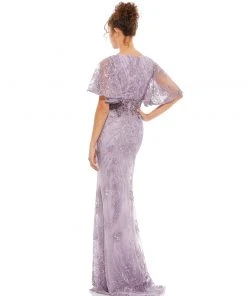 Mac Duggal Vintage Lilac Evening Gown Shop For
