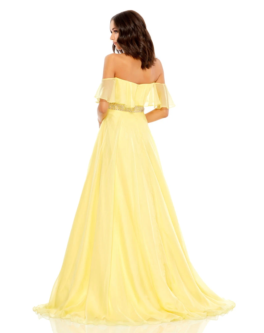Mac Duggal Shop For Flowy Off-the-Shoulder Gown 2 Mac Duggal Shop For Flowy Off-the-Shoulder Gown