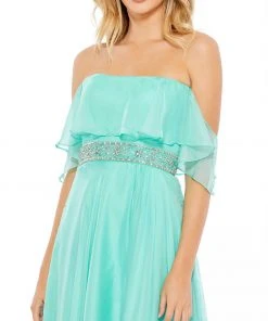 Mac Duggal Shop For Flowy Off-the-Shoulder Gown 11 Mac Duggal Shop For Flowy Off-the-Shoulder Gown