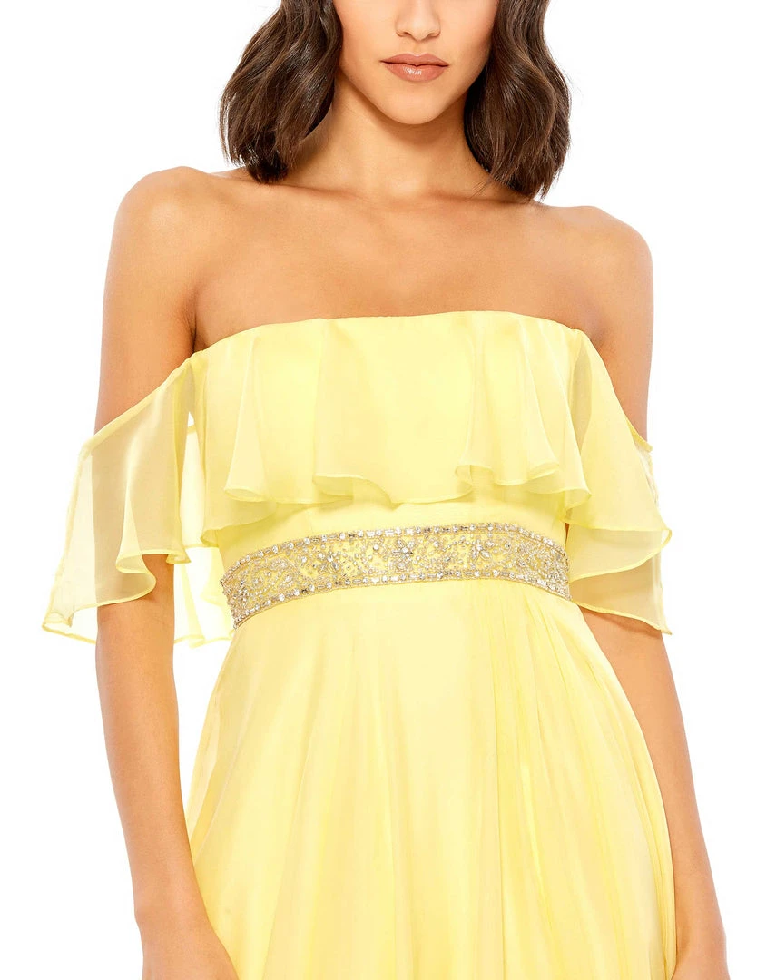Mac Duggal Shop For Flowy Off-the-Shoulder Gown 3 Mac Duggal Shop For Flowy Off-the-Shoulder Gown