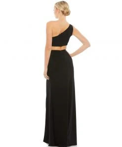 Ieena For Mac Duggal Shop For One Shoulder Cut Out Gown