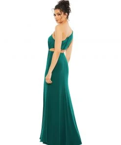 Ieena For Mac Duggal Shop For One Shoulder Cut Out Gown
