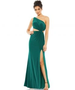 Ieena For Mac Duggal Shop For One Shoulder Cut Out Gown