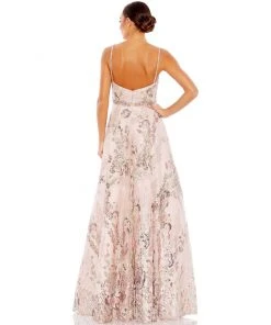 Mac Duggal Embellished A Line Gown With Cutouts Shop For