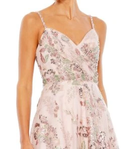 Mac Duggal Embellished A Line Gown With Cutouts Shop For