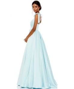 Mac Duggal Tie Shoulder Sweetheart Ballgown Shop For