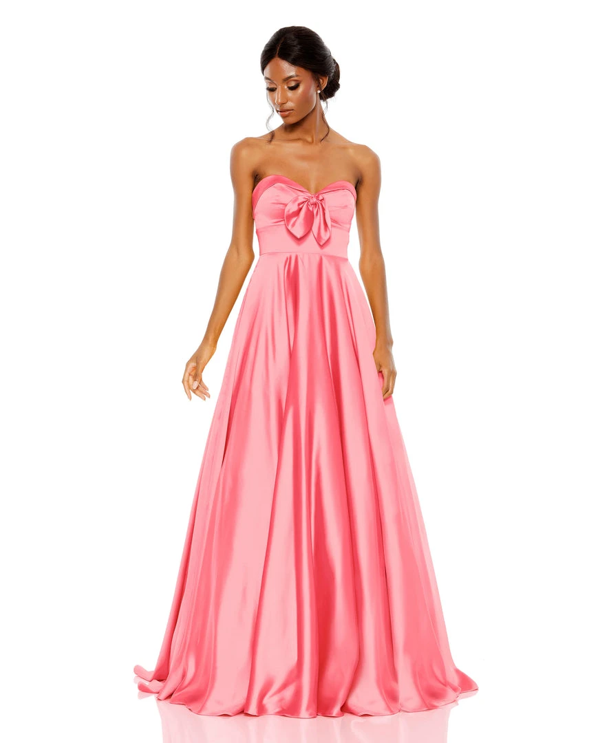Mac Duggal Shop For Bow Sweetheart Strapless A Line Gown 1 Mac Duggal Shop For Bow Sweetheart Strapless A Line Gown
