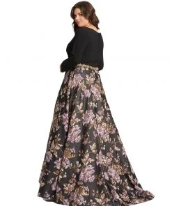 Mac Duggal Shop For Wrap Over V-Neck Ballgown | Final Sale