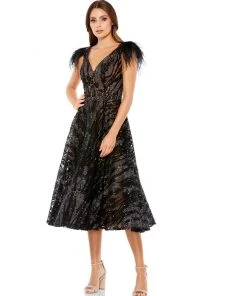 Mac Duggal Embellished Feather Cap Sleeve Cocktail Dress Shop For 9 Mac Duggal Embellished Feather Cap Sleeve Cocktail Dress Shop For