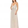 Mac Duggal Shop For Embellished Spaghetti Strap Wrap Over A Line Gown